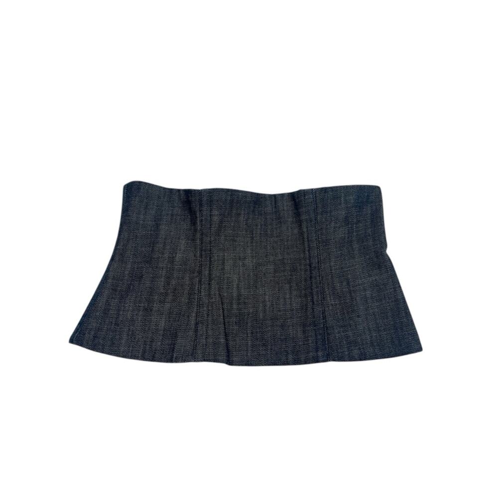 Tibi Marine raw denim corset 0 - Picture 5 of 8